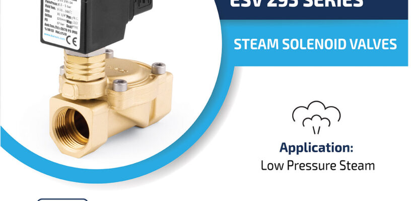 DURAVIS ESV 295 Series Steam Solenoid Valves for Low Pressures (with Cooling Neck)