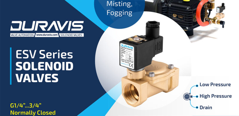 DURAVIS Solenoid Valves For Misting, Fogging and Spraying Systems